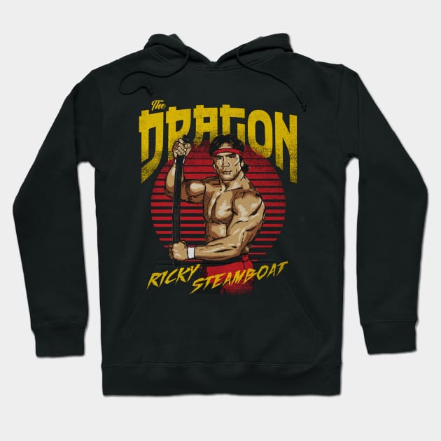 Ricky The Dragon Steamboat Hoodie by MunMun_Design